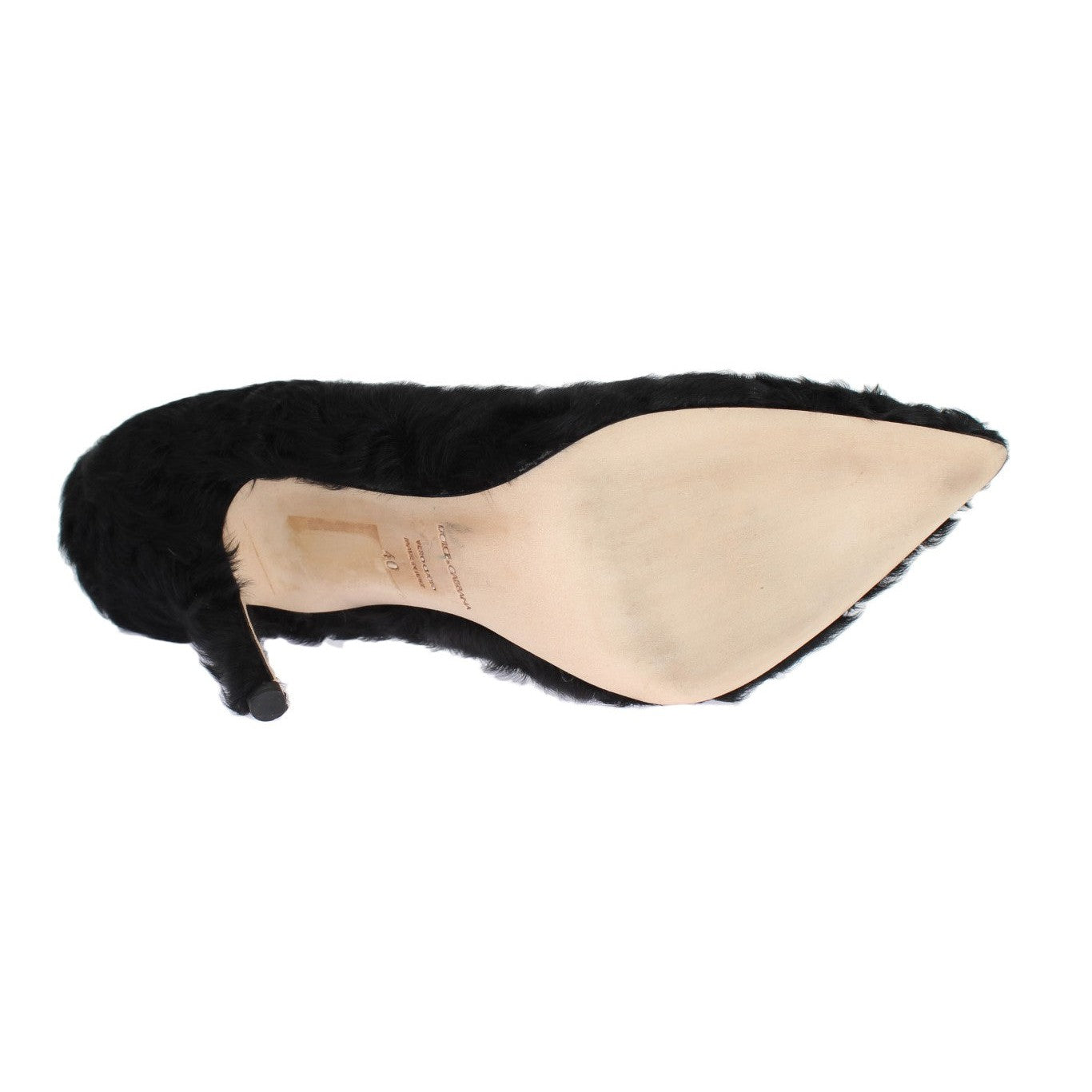 Dolce &amp; Gabbana Elegant Pumps in Luxe Xiangao Fur Leather