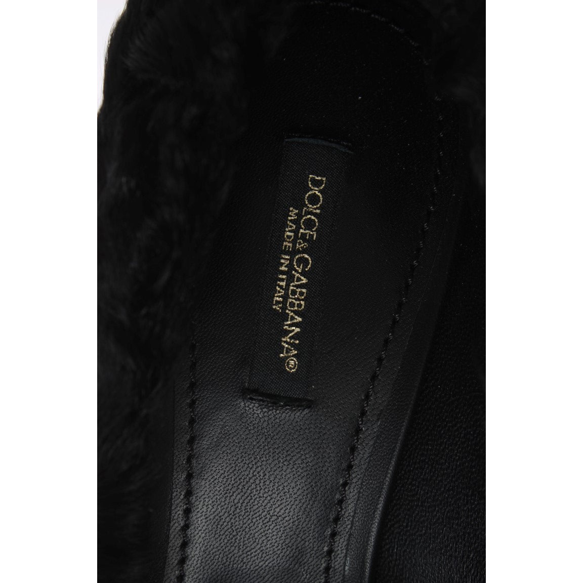 Dolce &amp; Gabbana Elegant Pumps in Luxe Xiangao Fur Leather