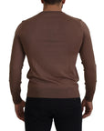 Dolce & Gabbana Elegant Virgin Wool V-Neck Pullover Sweater