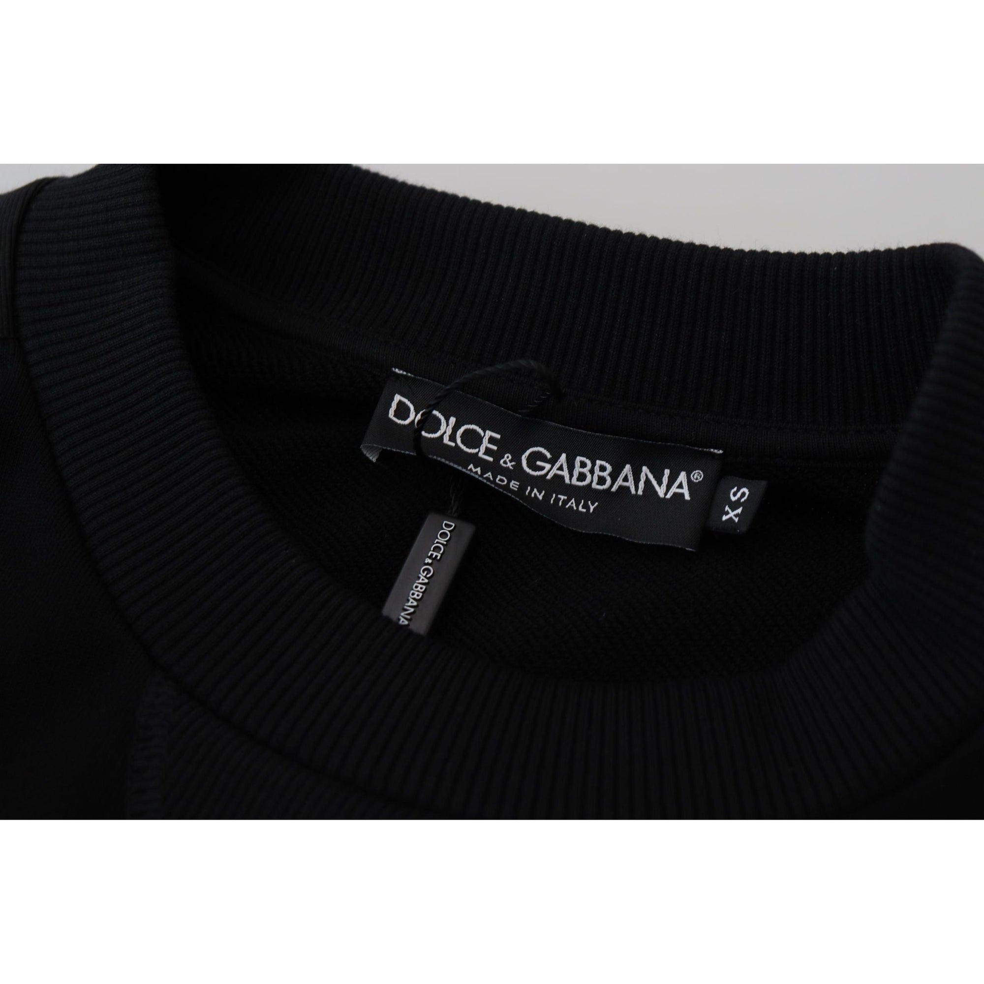 Dolce &amp; Gabbana Elegant Crewneck Cotton Blend Sweater