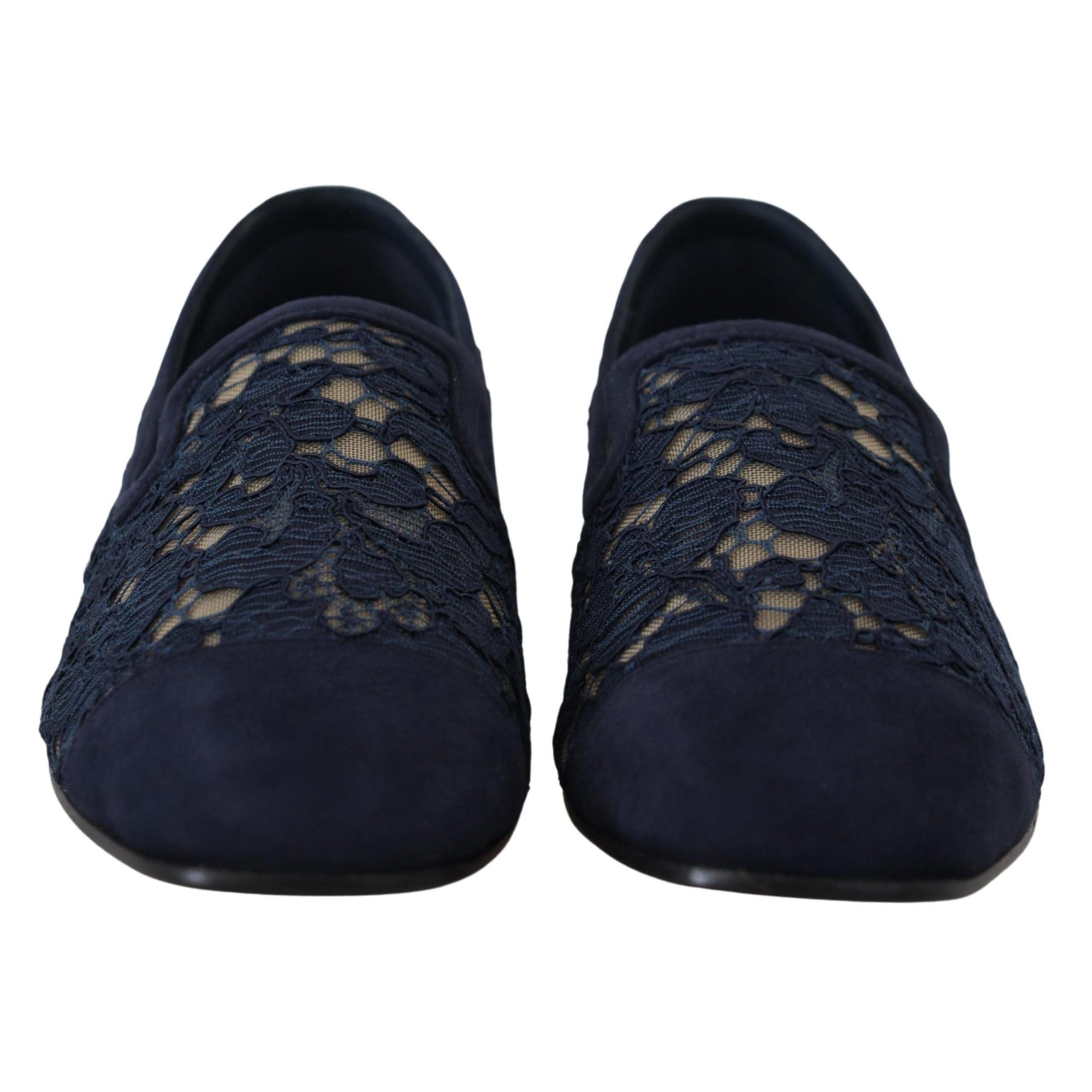 Dolce &amp; Gabbana Elegant Blue Loafers Flats - Summer Chic