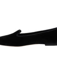 Dolce & Gabbana Elegant Black Silk-Blend Loafers