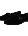 Dolce & Gabbana Elegant Black Silk-Blend Loafers