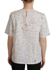Dolce & Gabbana Algebra Print Round Neck Cotton Tee
