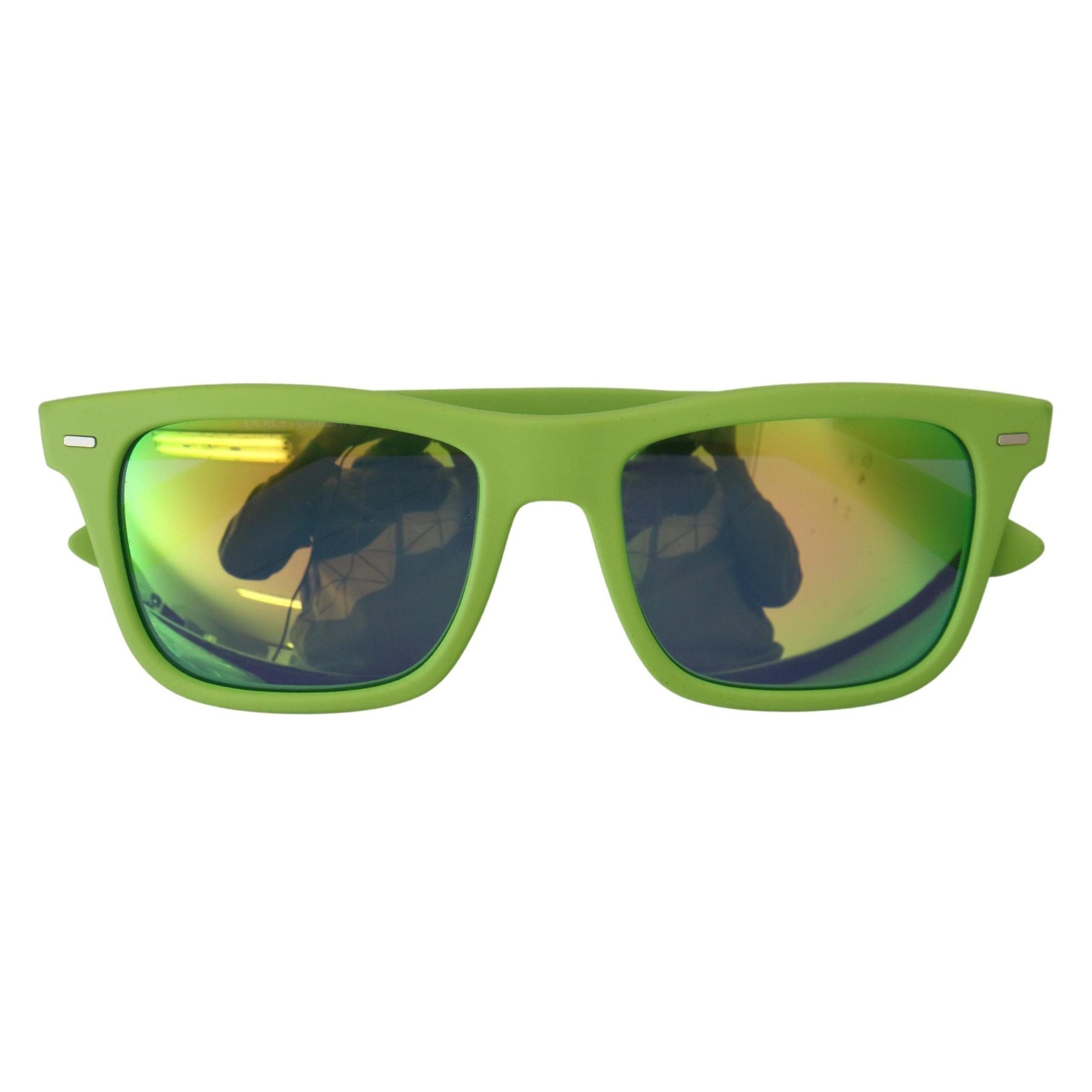 Dolce &amp; Gabbana Acid Green Chic Full Rim Sunglasses