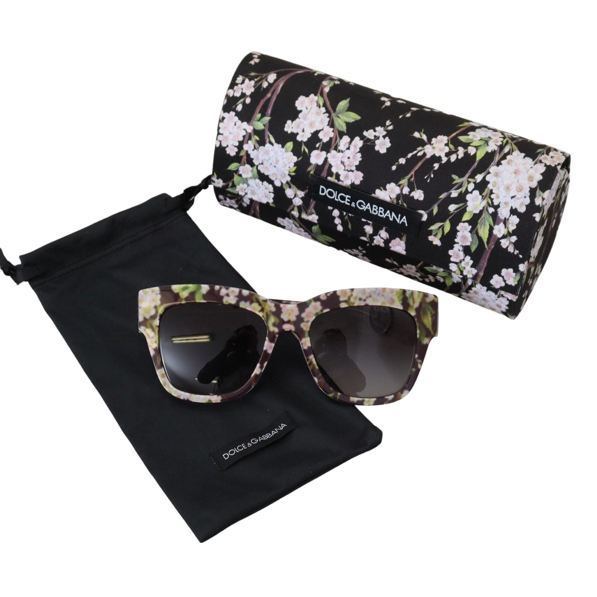 Dolce &amp; Gabbana Elegant Multicolor Gradient Sunglasses