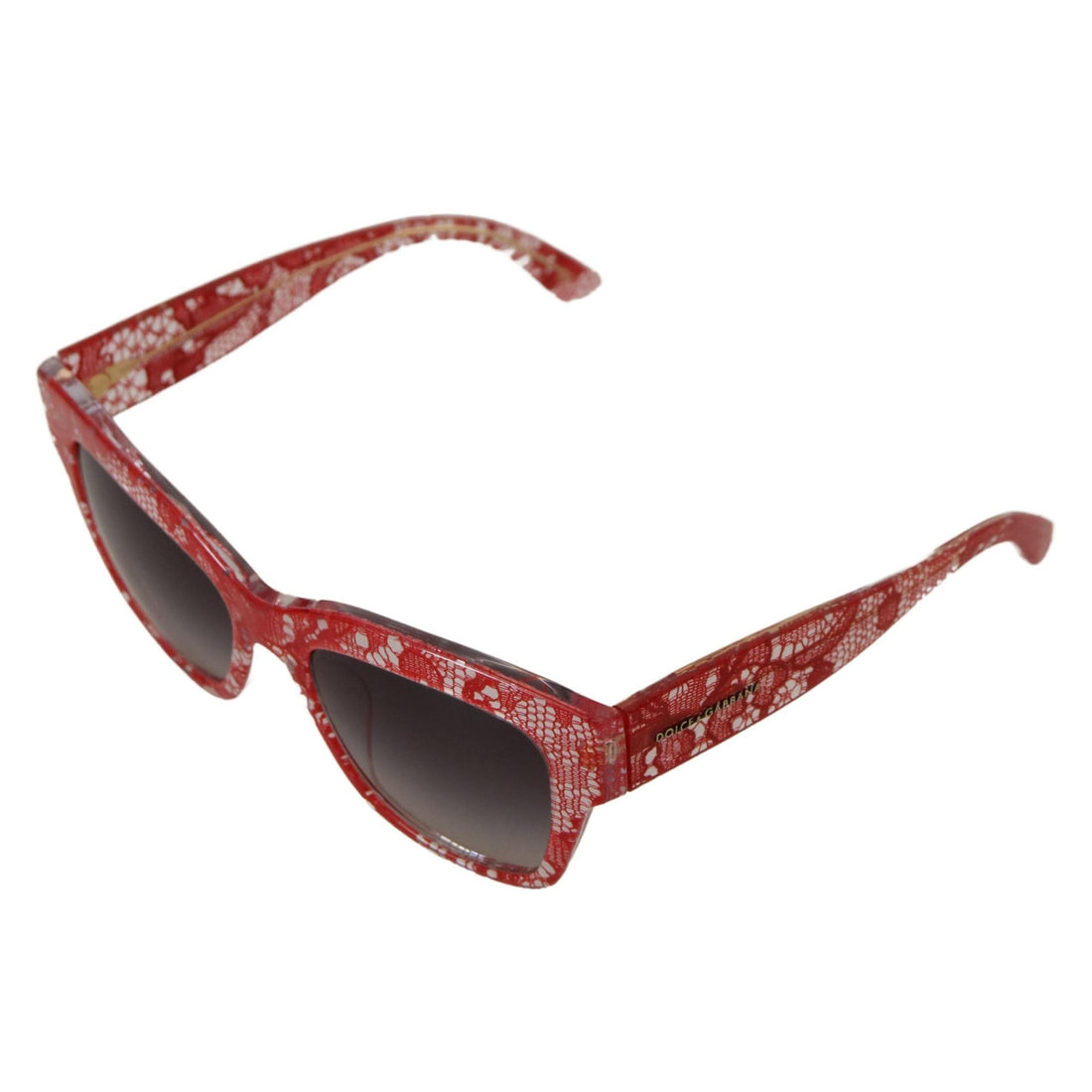 Dolce & Gabbana Sicilian Lace Accented Designer Sunglasses