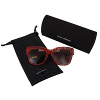 Dolce & Gabbana Sicilian Lace Accented Designer Sunglasses