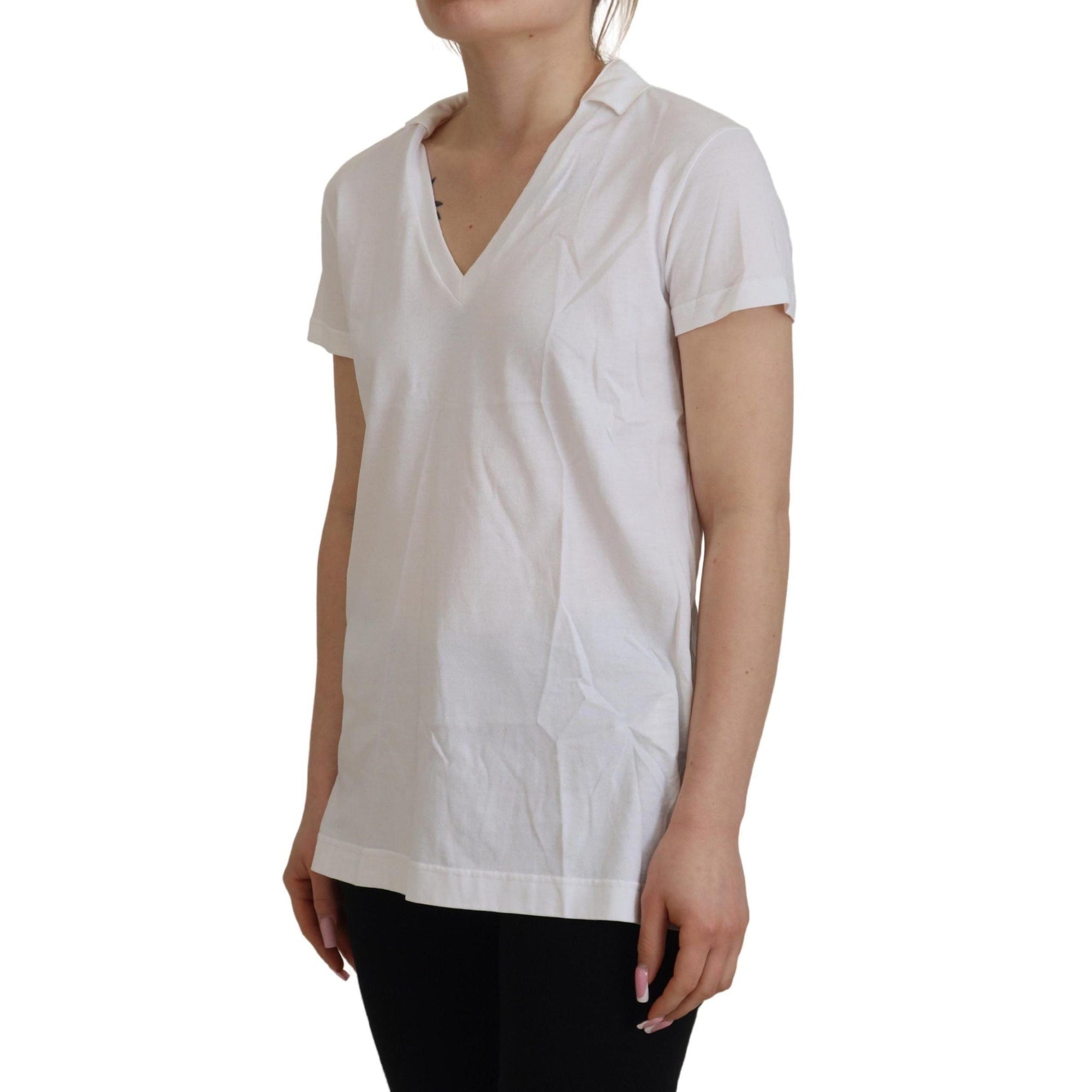 Dolce &amp; Gabbana Elegant White Cotton Top Tee