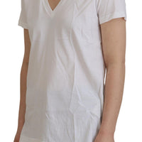 Dolce & Gabbana Elegant White Cotton Top Tee