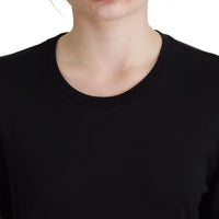 Dolce & Gabbana Elegant Black Cotton Short Sleeve Tee