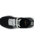 Versace Elegant Monochrome Leather Sneakers