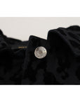 Dolce & Gabbana Chic Leopard Pattern Denim Jacket