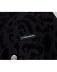 Dolce & Gabbana Chic Leopard Pattern Denim Jacket