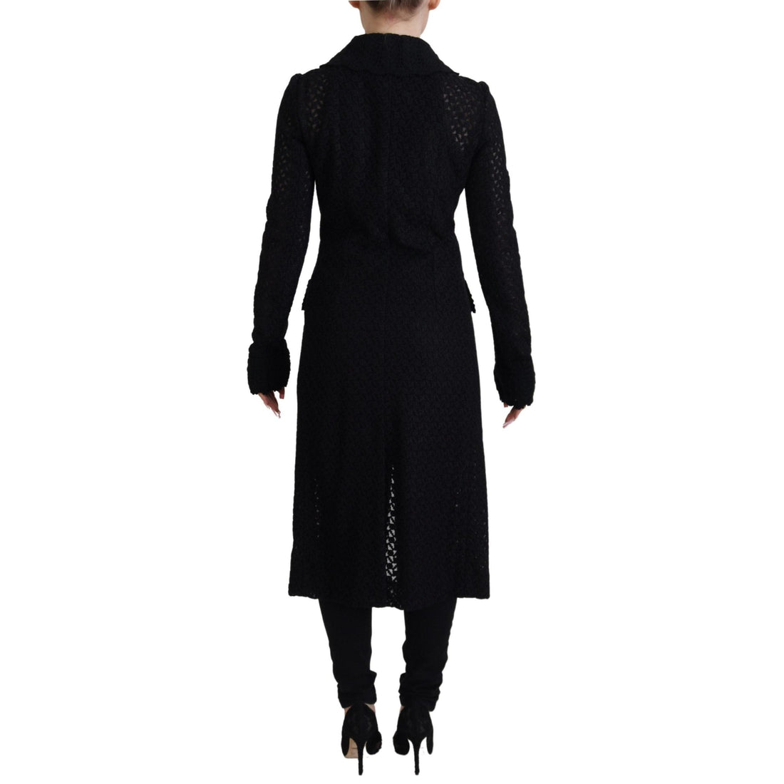 Dolce & Gabbana Classic Button Down Knitted Long Jacket