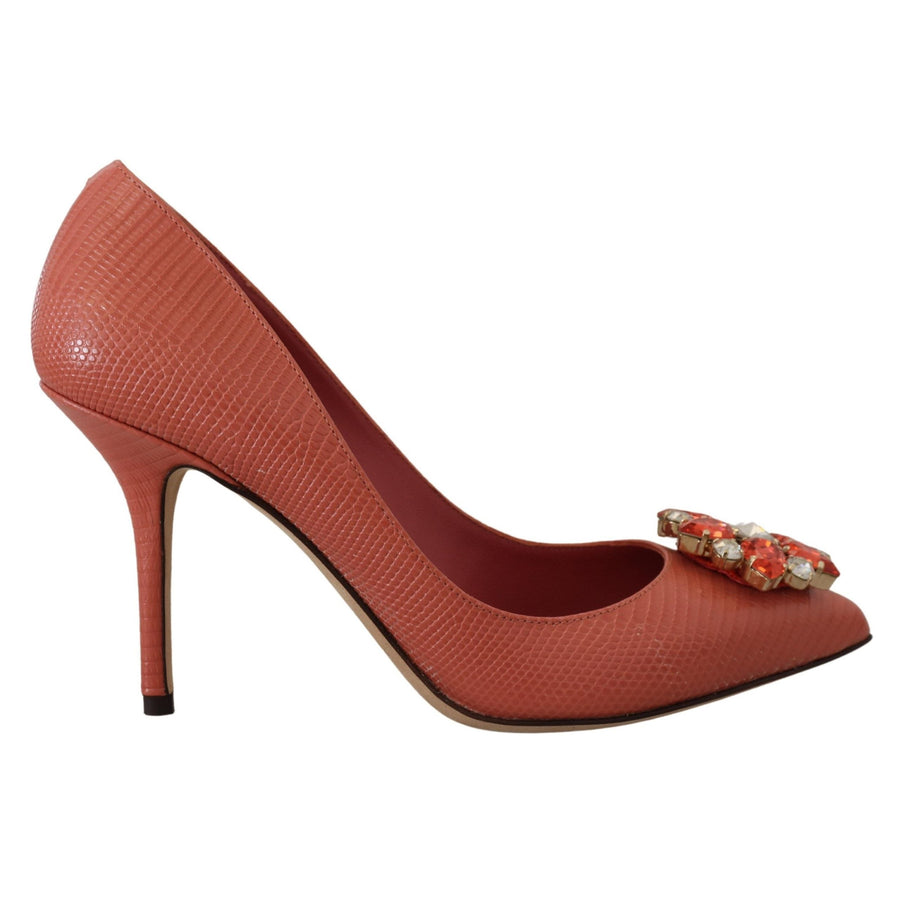 Dolce & Gabbana Exotic Leather Heels Pumps in Pink