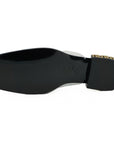 Versace Elegant White Leather Flat Slides