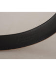 Dolce & Gabbana Elegant Velvet Logo Buckle Belt
