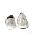Christian Louboutin White Ab/Clear Ab Roller Boat Woman Flat Sneaker