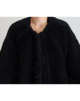 Dolce & Gabbana Elegant Black Cashmere Blend Overcoat Jacket