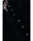 Dolce & Gabbana Elegant Black Cashmere Blend Overcoat Jacket