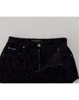 Dolce & Gabbana Elegant High Waist Denim Hot Pants Shorts