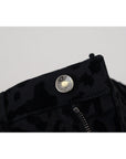 Dolce & Gabbana Elegant High Waist Denim Hot Pants Shorts