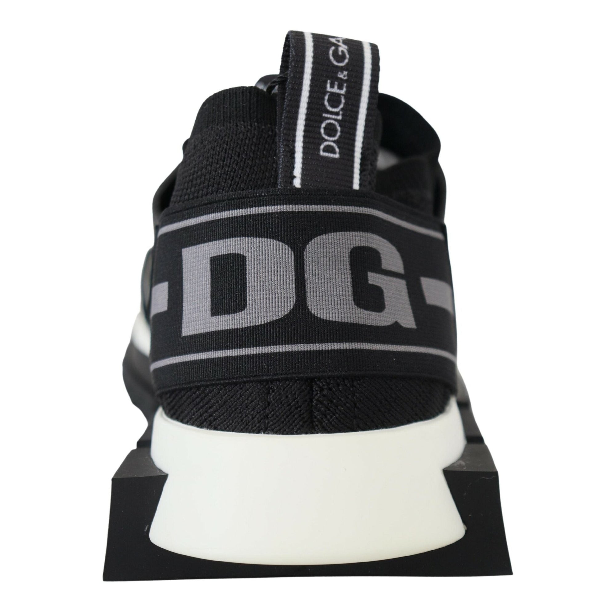 Dolce &amp; Gabbana Chic Sorrento Slip-On Sneakers in Monochrome