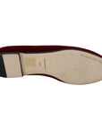 Dolce & Gabbana Bordeaux Velvet Devotion Loafers