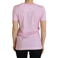 Dolce & Gabbana Exclusive Striped Love Affair Cotton Tee