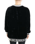 Dolce & Gabbana Elegant Silk Blend Velvet Sweater