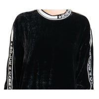 Dolce & Gabbana Elegant Silk Blend Velvet Sweater