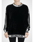 Dolce & Gabbana Elegant Silk Blend Velvet Sweater