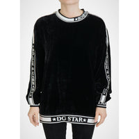 Dolce & Gabbana Elegant Silk Blend Velvet Sweater