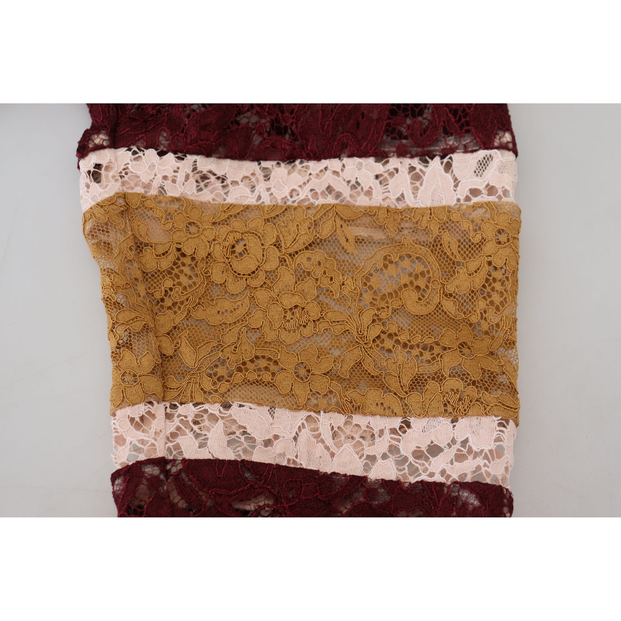 Dolce &amp; Gabbana Multicolor V-Neck Pullover Sweater