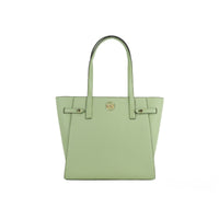 Michael Kors Carmen Large Light Sage Saffiano Leather North South Tote Handbag