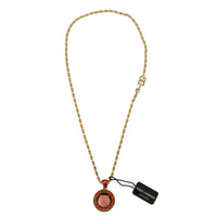 Dolce & Gabbana Elegant Gold Charm Chain Necklace