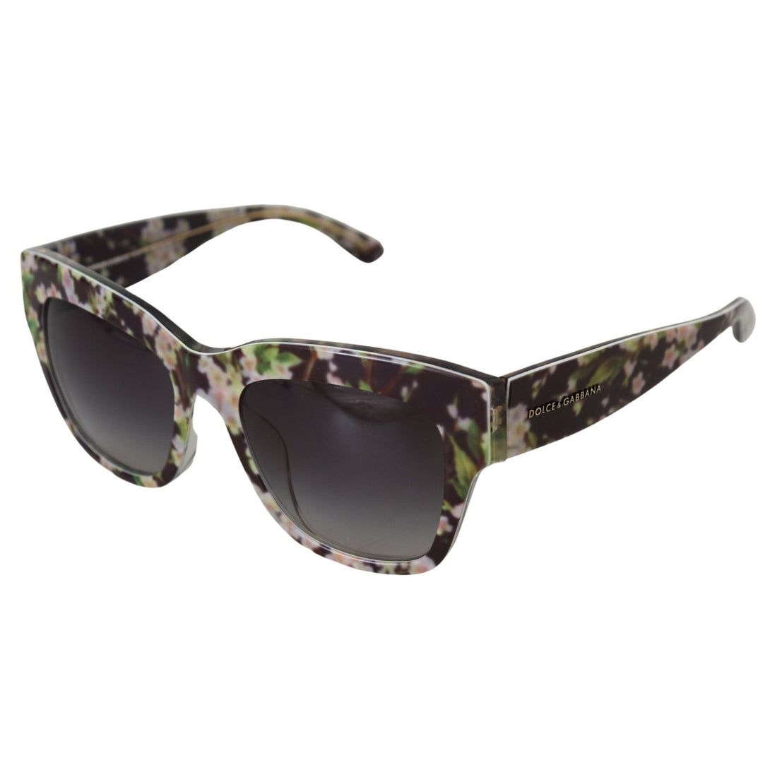 Dolce & Gabbana Elegant Black Multicolor Gradient Sunglasses