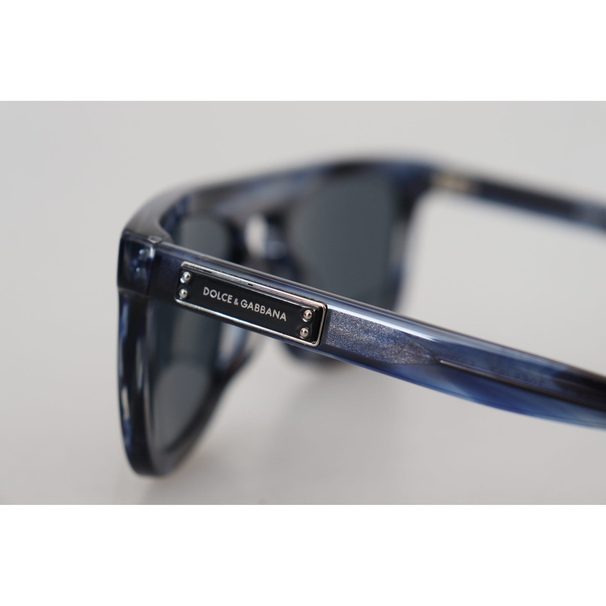 Dolce &amp; Gabbana Elegant Blue Acetate Sunglasses for Women