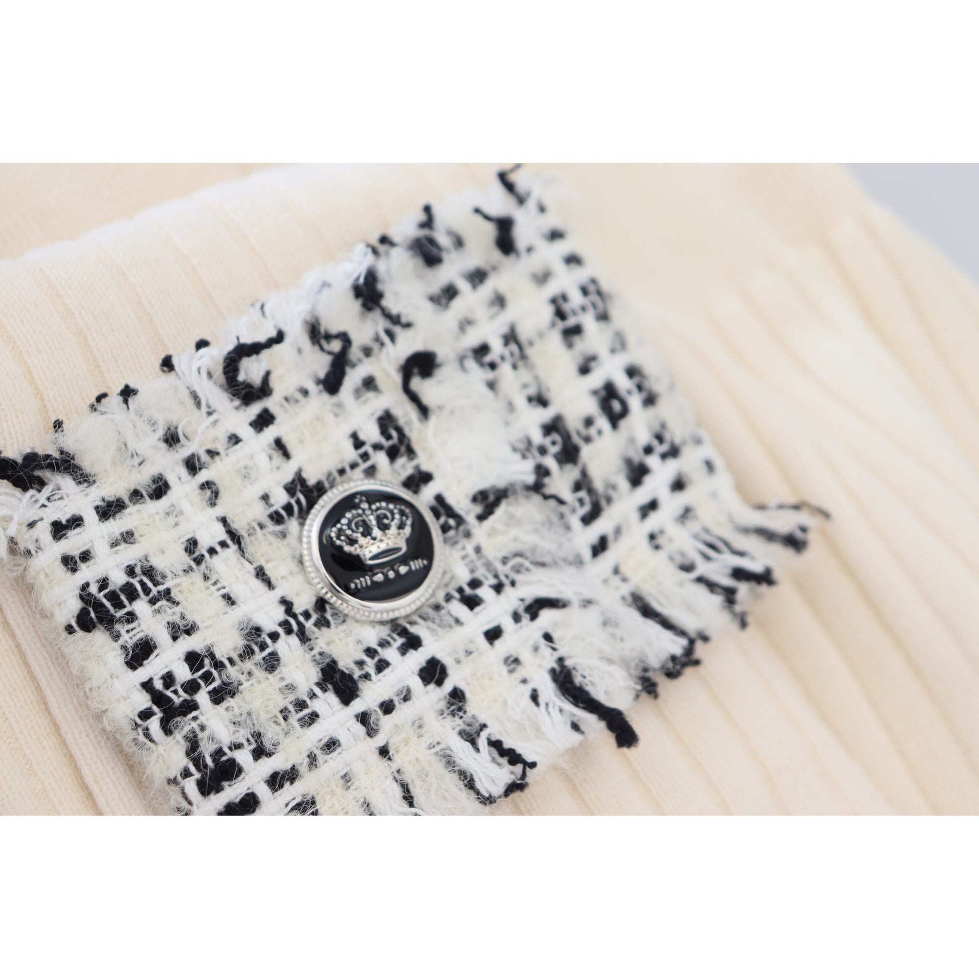 Dolce &amp; Gabbana Ivory Turtleneck Wool Blend Sweater