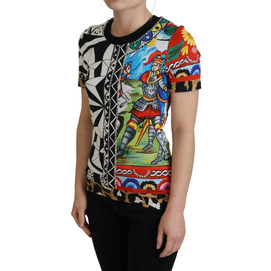 Dolce & Gabbana Elegant Multicolor Cotton Casual Tee