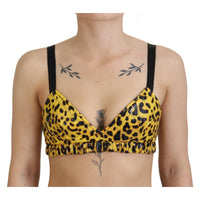 Dolce & Gabbana Chic Leopard Print Sleeveless Corset Top