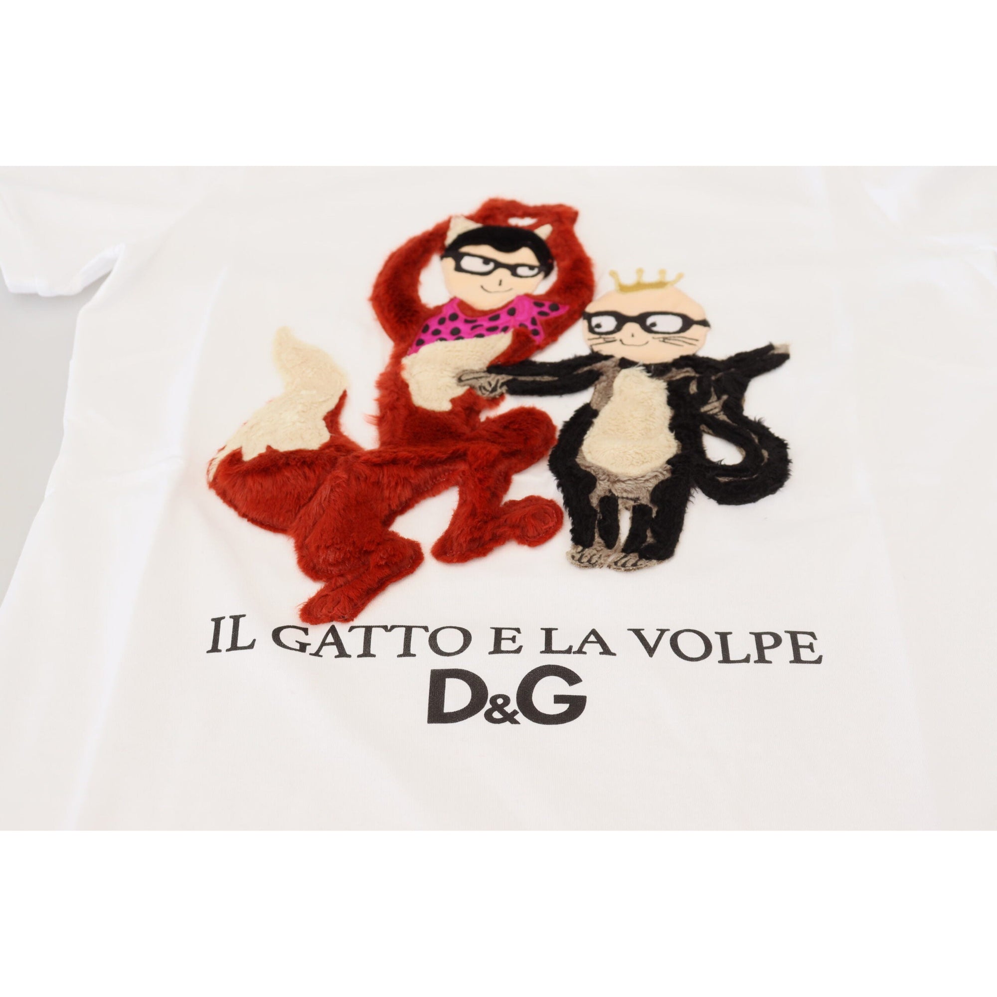 Dolce &amp; Gabbana Iconic Prints Designer Cotton Tee