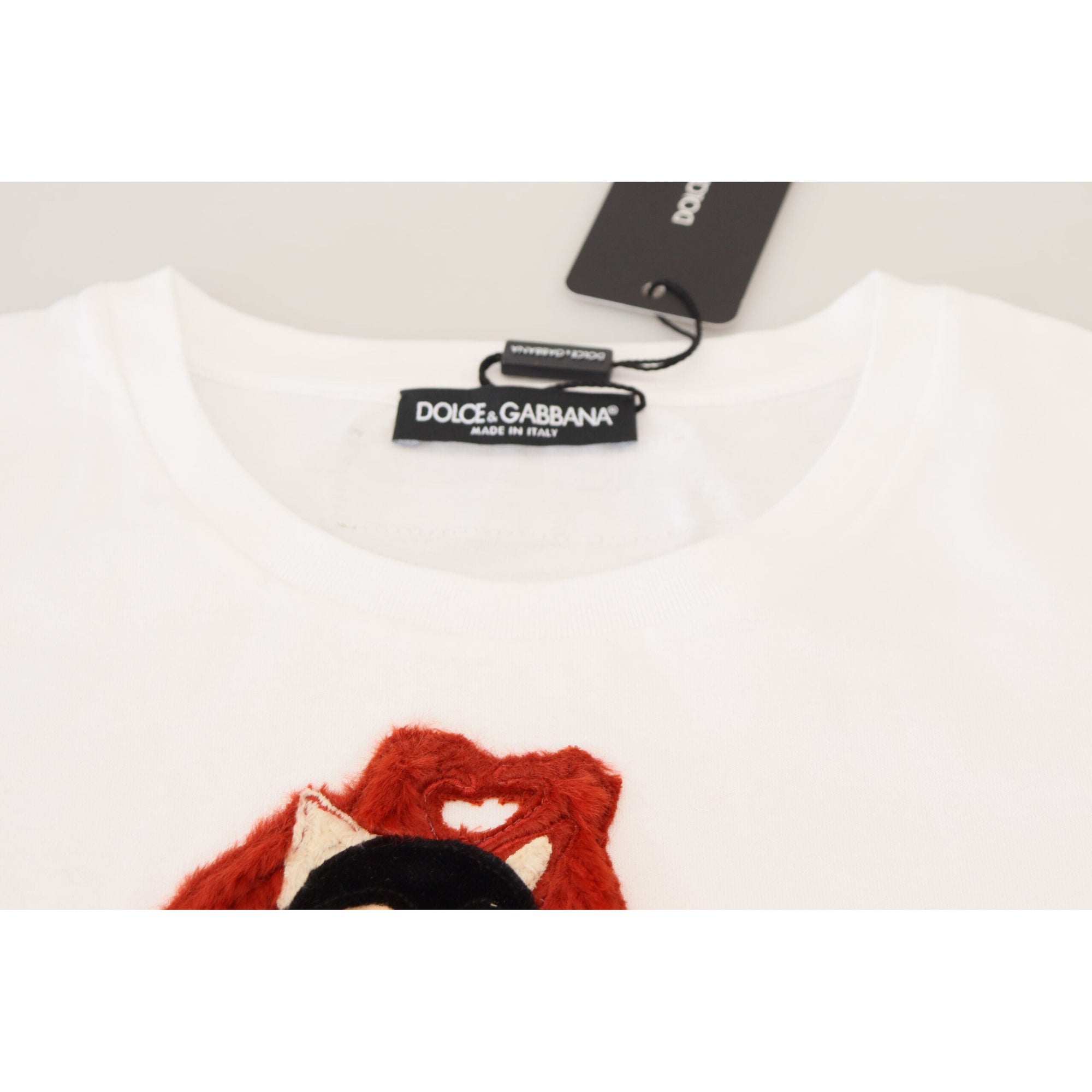 Dolce &amp; Gabbana Iconic Prints Designer Cotton Tee