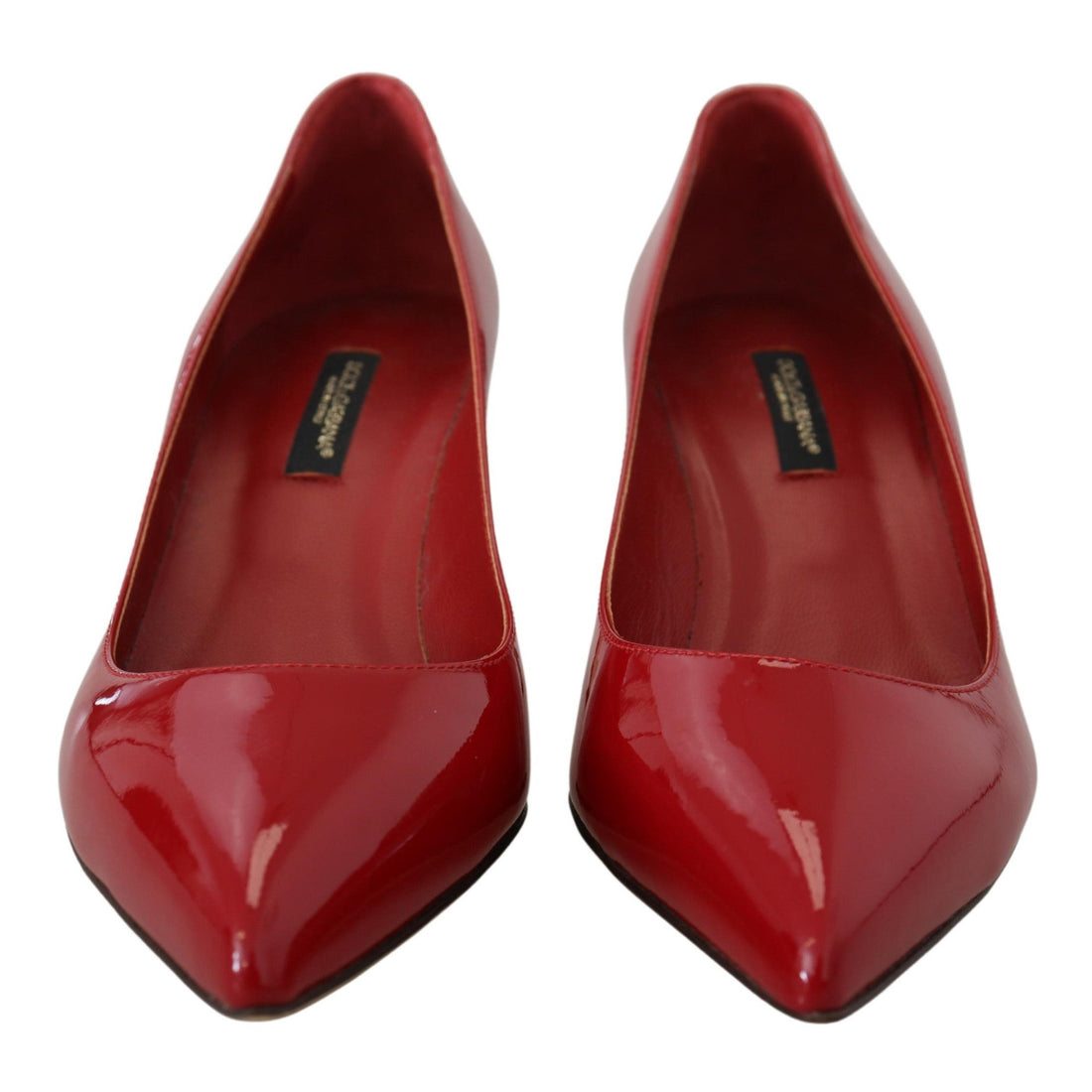 Dolce & Gabbana Exquisite Red Patent Leather Pumps