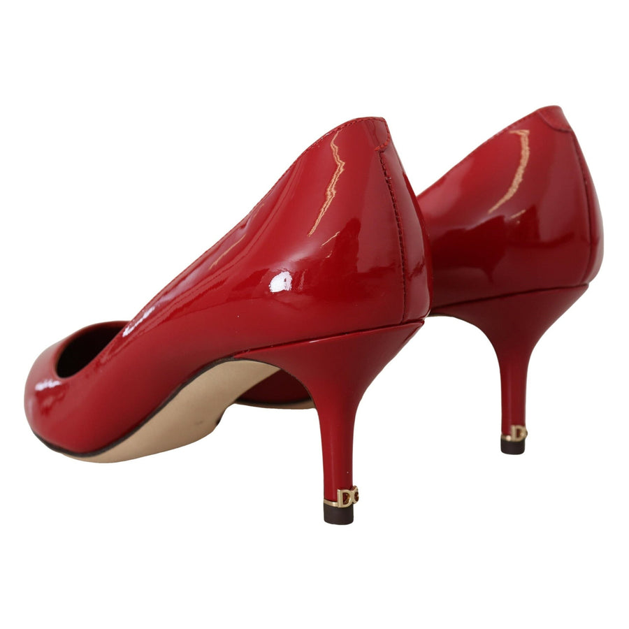 Dolce & Gabbana Exquisite Red Patent Leather Pumps