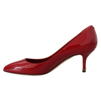 Dolce & Gabbana Exquisite Red Patent Leather Pumps