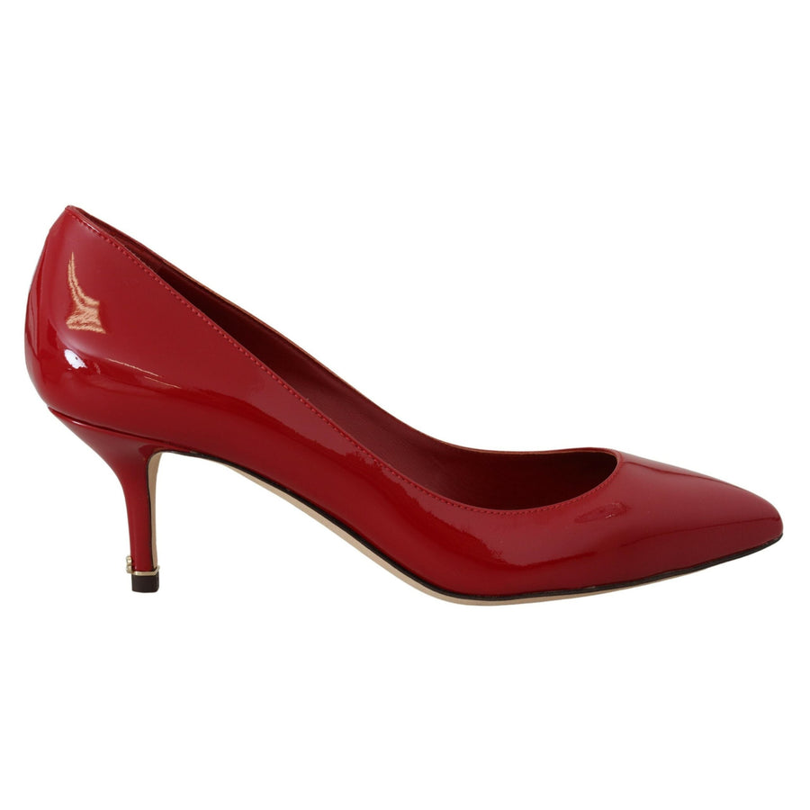 Dolce & Gabbana Exquisite Red Patent Leather Pumps