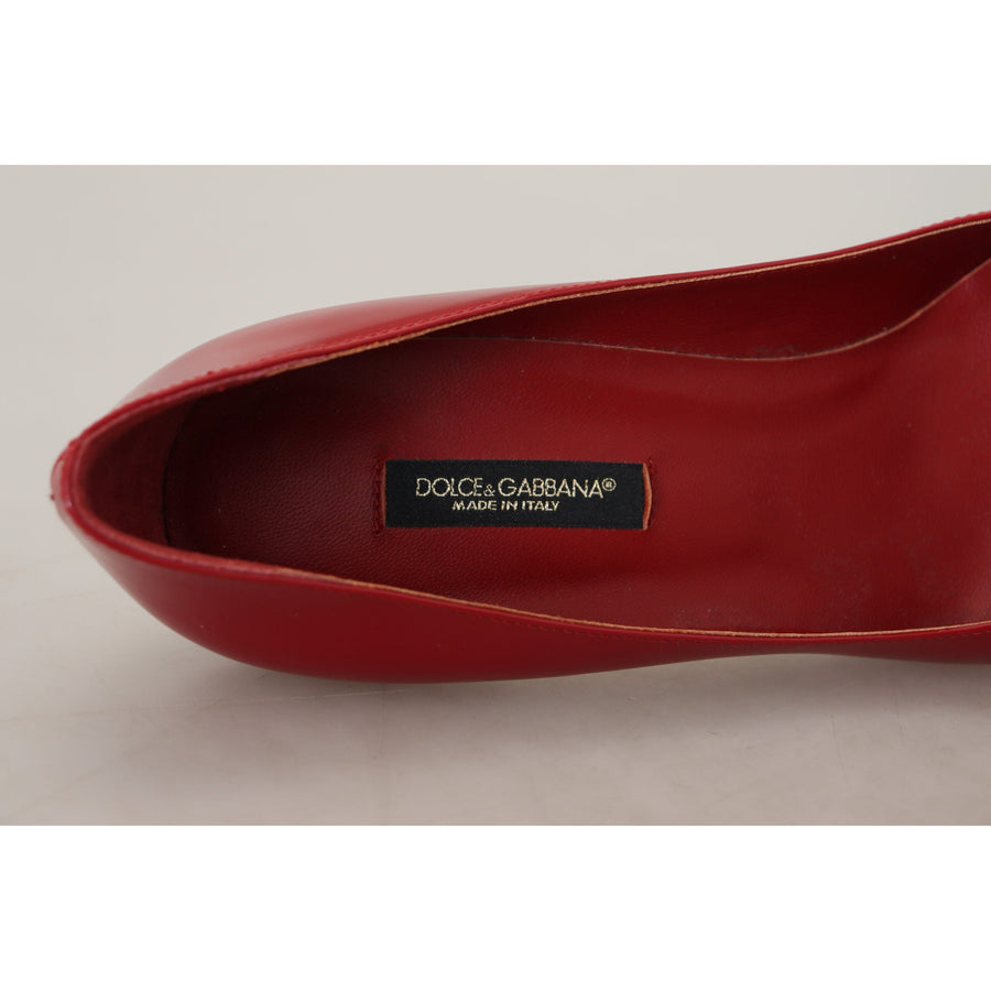 Dolce & Gabbana Exquisite Red Patent Leather Pumps