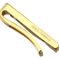 Dolce & Gabbana Elegant Gold Brass Tie Clip for Men